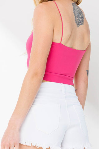 Hot Pink Crop Top