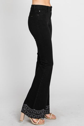 Western Bell Bottom Jeans