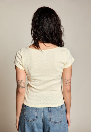Pointelle Butterlight Tee
