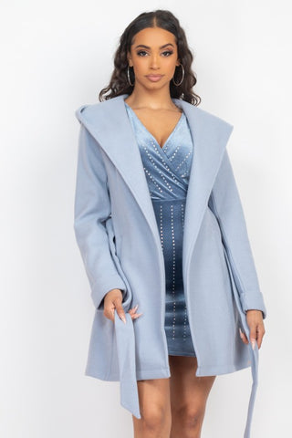 Blue Periwinkle Winter Coat